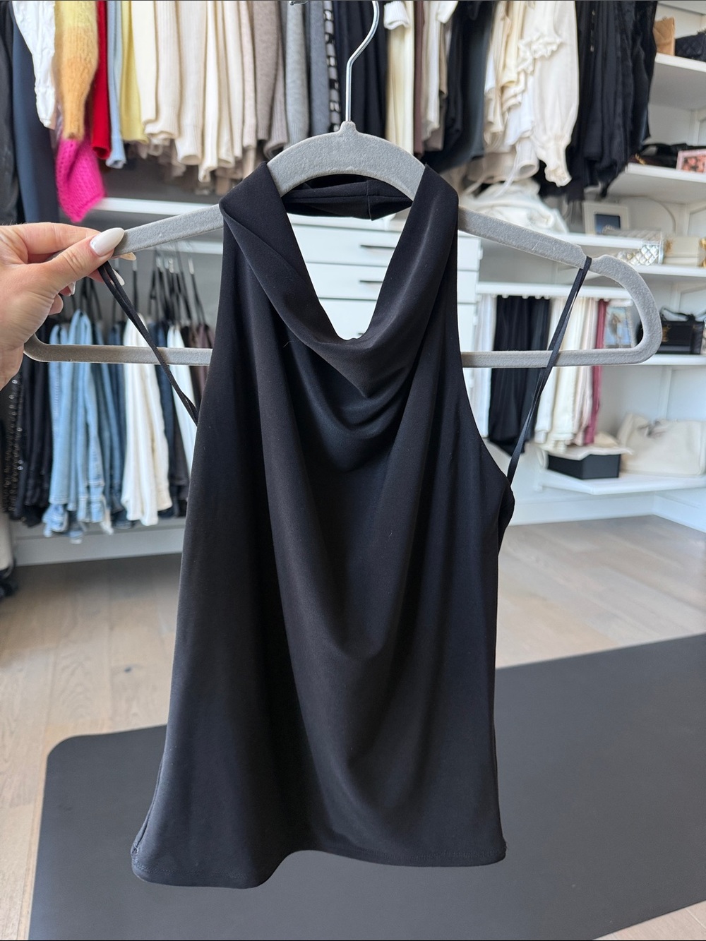 Aritzia Black Tower Top Camisole